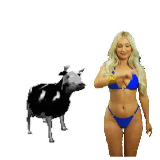 vaca bailando 👑