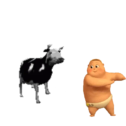 vaca bailando 👑