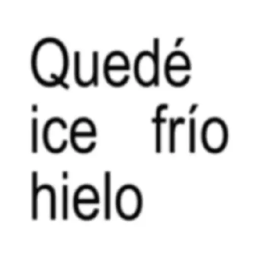 quede ice frío hielo 