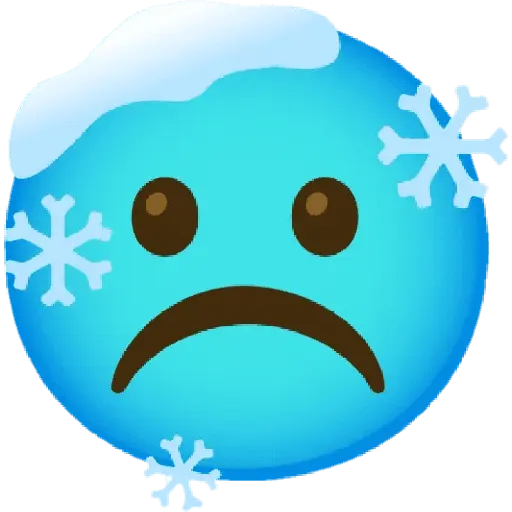 Frío emoji❄️❄️❄️