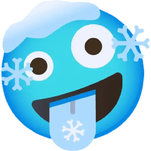 Frío emoji❄️❄️❄️