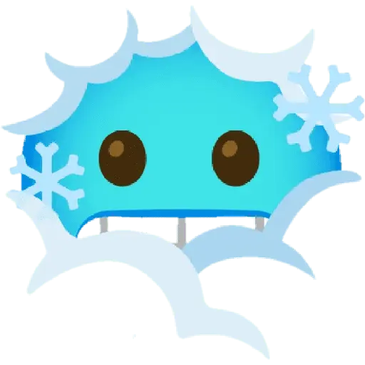 Frío emoji❄️❄️❄️