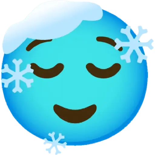 Frío emoji❄️❄️❄️