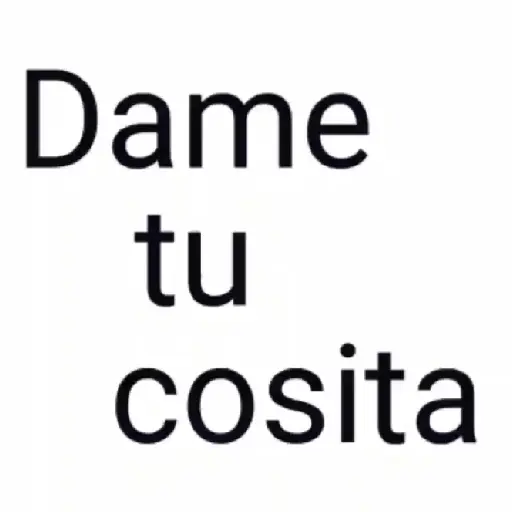 Dame tu cosita 🤤🥀