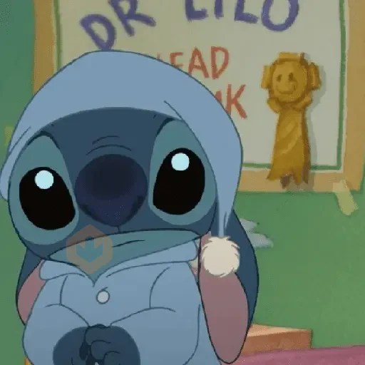 Stitch reagindo 💙 sticker 16