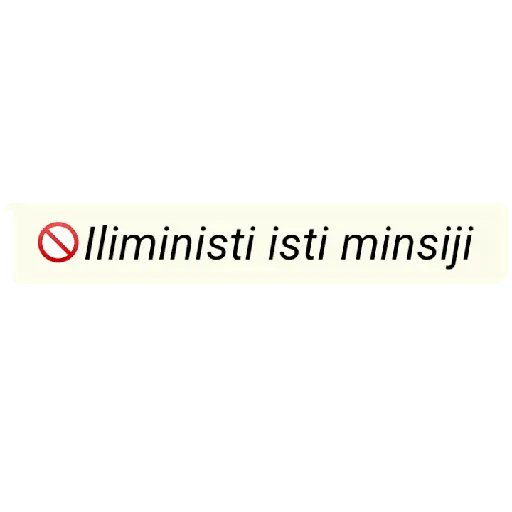 iliministi isti minsiji 🙄