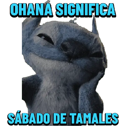Stitch Ohana significa 💙
