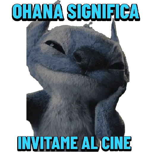 Stitch Ohana significa 💙