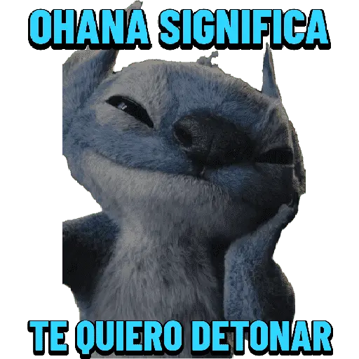 Stitch Ohana significa 💙