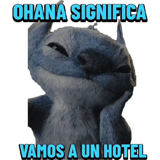 Stitch Ohana significa 💙