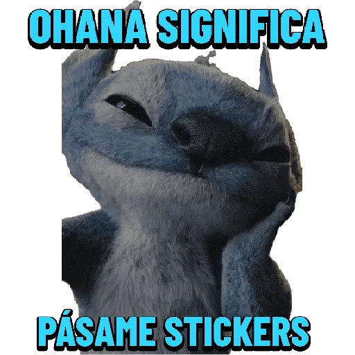 Stitch Ohana significa 💙