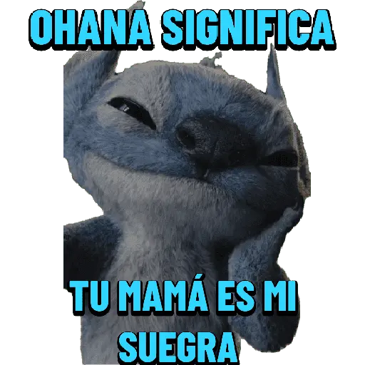 Stitch Ohana significa 💙