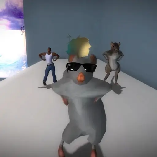 🐭 ratón Milton 🐀 Bailando 🪩