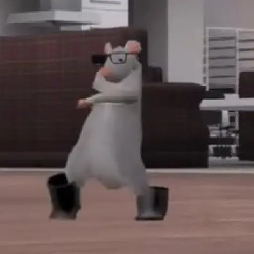rata bailando Ratón Milton 🐀