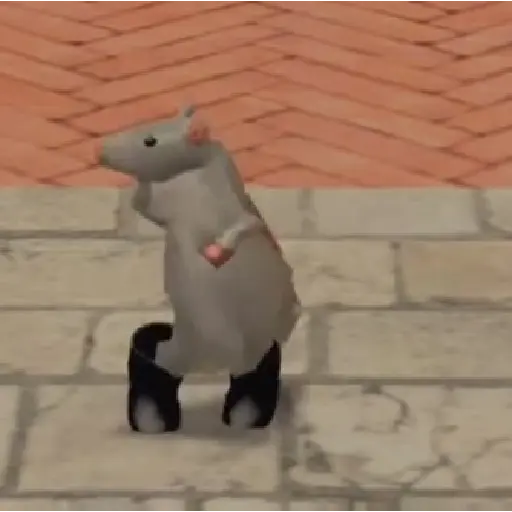 rata bailando Ratón Milton 🐀