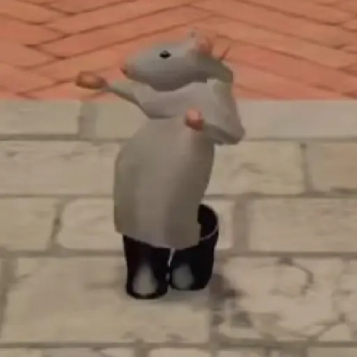 rata bailando Ratón Milton 🐀