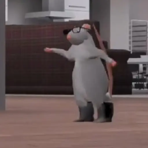 rata bailando Ratón Milton 🐀