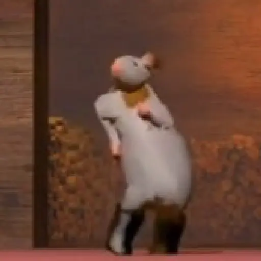 rata bailando Ratón Milton 🐀