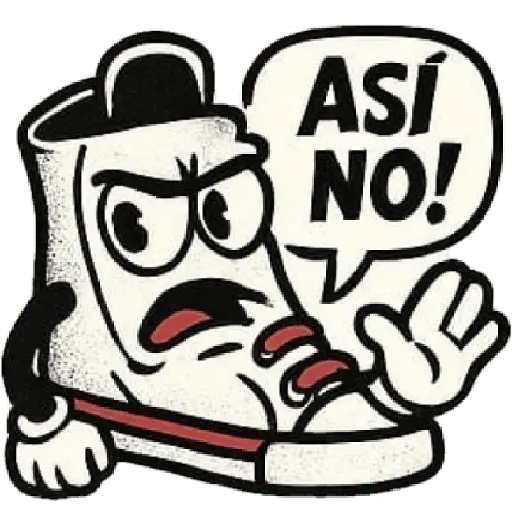 Zapatilla animada