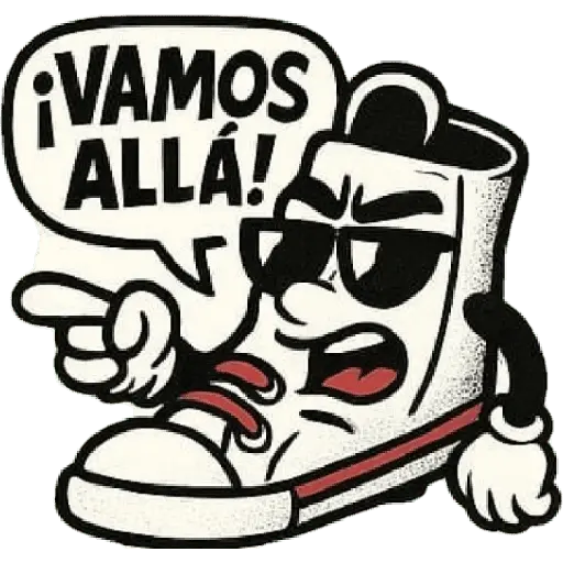 Zapatilla animada
