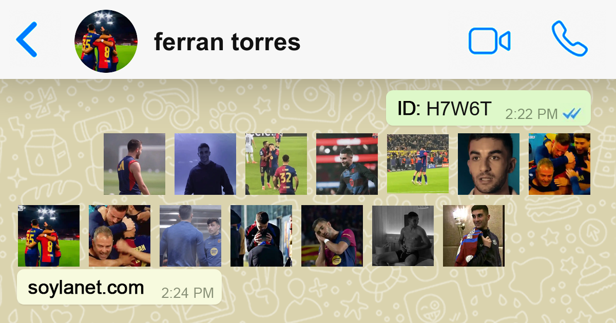 Stickers ferran torres ⚽ para WhatsApp y Telegram | SoylaNet