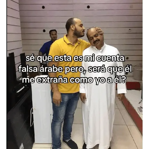 cuenta falsa arabe