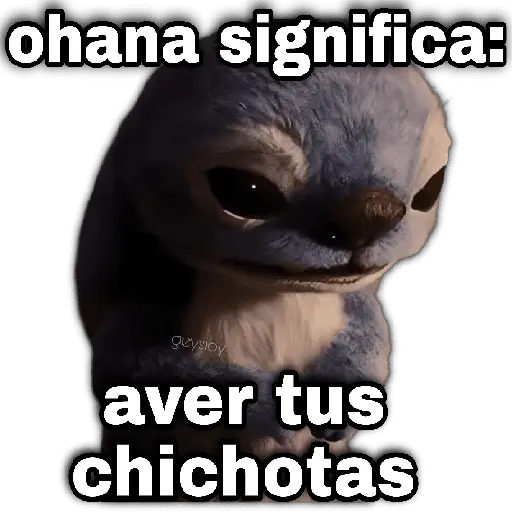 Stich 💙Ohana significa 🪄💖