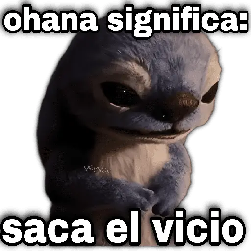 Stich 💙Ohana significa 🪄💖