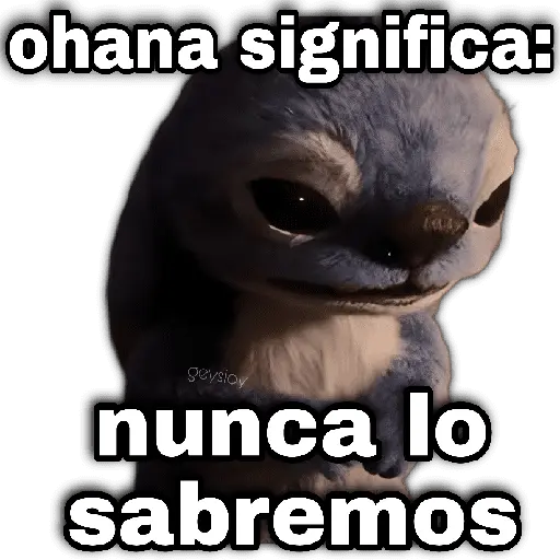 Stich 💙Ohana significa 🪄💖