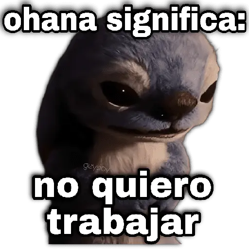 Stich 💙Ohana significa 🪄💖