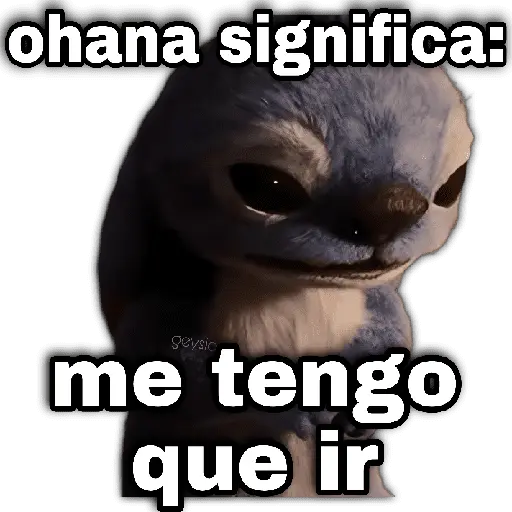 Stich 💙Ohana significa 🪄💖