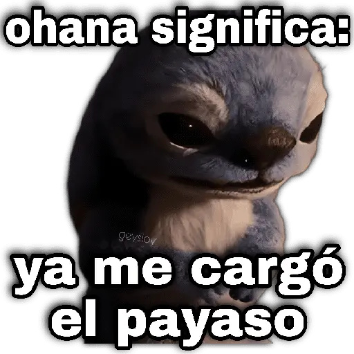 Stich 💙Ohana significa 🪄💖