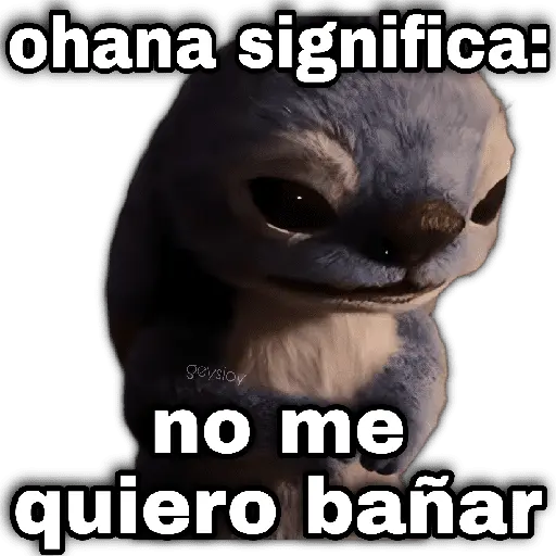 Stich 💙Ohana significa 🪄💖