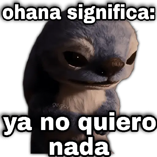 Stich 💙Ohana significa 🪄💖