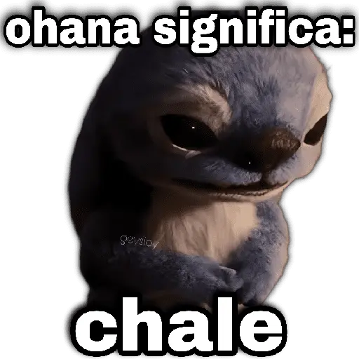 Stich 💙Ohana significa 🪄💖