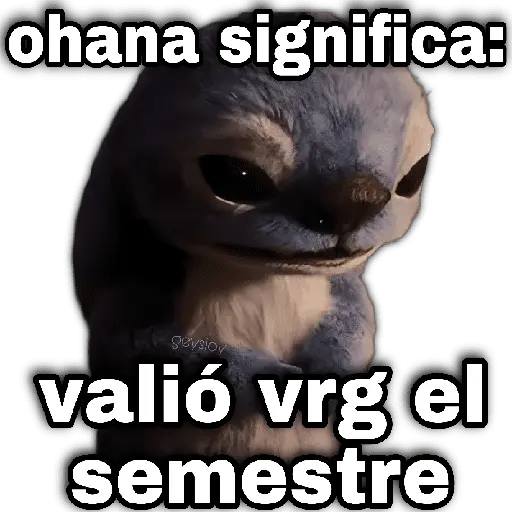 Stich 💙Ohana significa 🪄💖