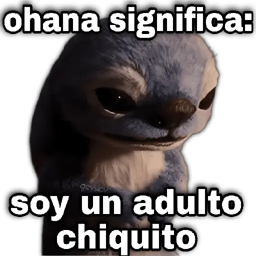 Stich 💙Ohana significa 🪄💖