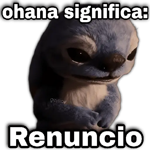 Stich 💙Ohana significa 🪄💖