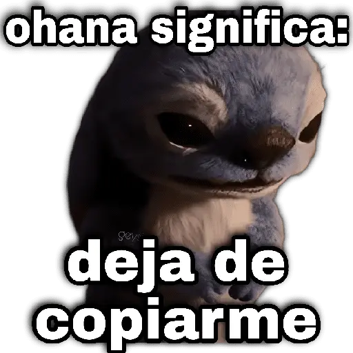 Stich 💙Ohana significa 🪄💖