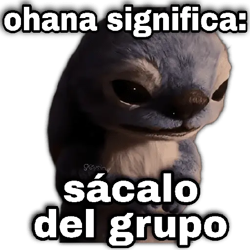Stich 💙Ohana significa 🪄💖