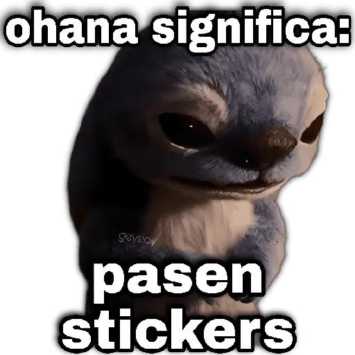 Stich 💙Ohana significa 🪄💖