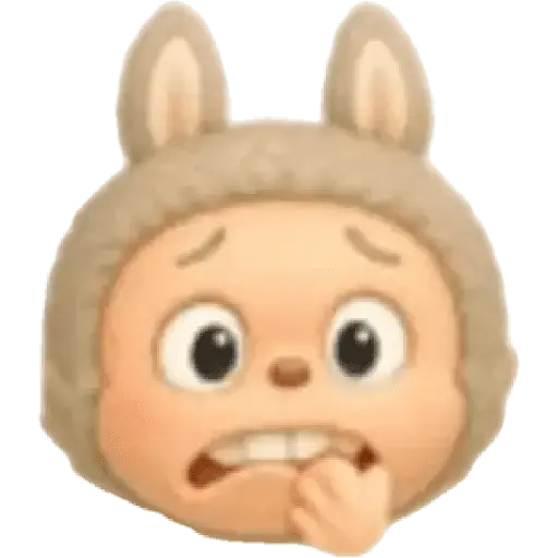 Labubu emoji 🟡🟠🔴🟣