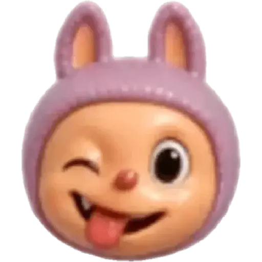 Labubu emoji 🟡🟠🔴🟣