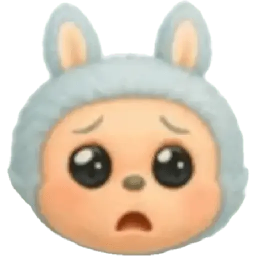 Labubu emoji 🟡🟠🔴🟣