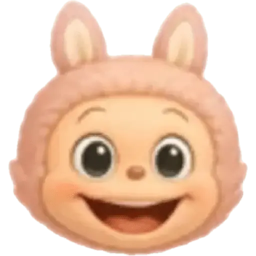 Labubu emoji 🟡🟠🔴🟣
