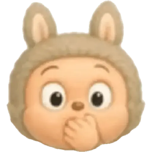 Labubu emoji 🟡🟠🔴🟣