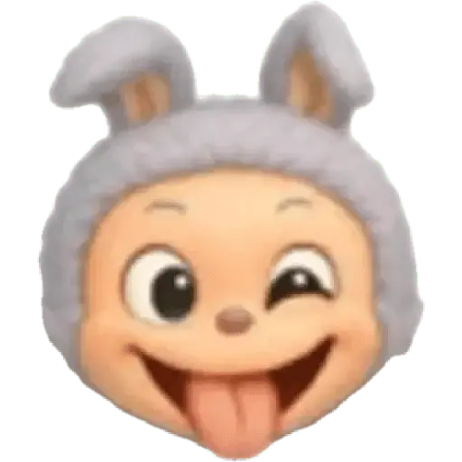 Labubu emoji 🟡🟠🔴🟣