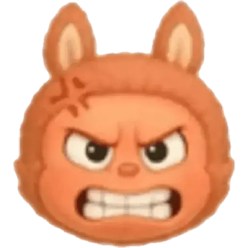 Labubu emoji 🟡🟠🔴🟣