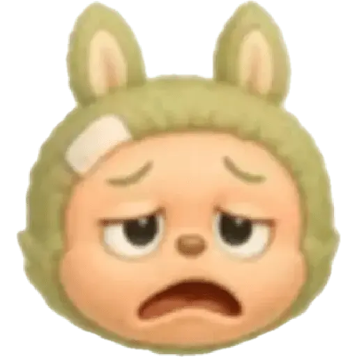 Labubu emoji 🟡🟠🔴🟣