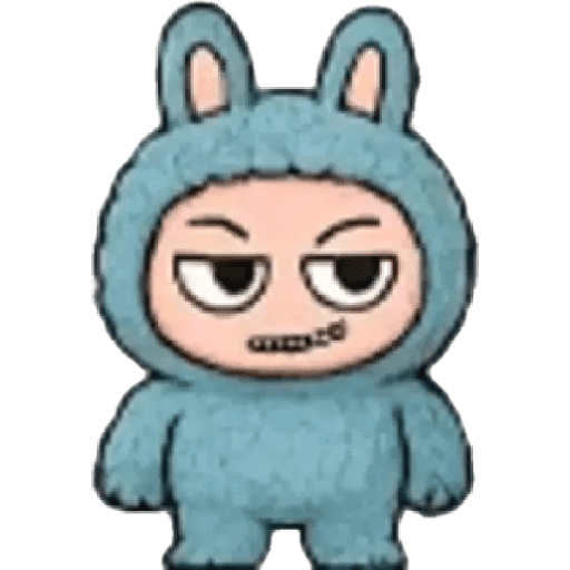 Mood Labubu emoji 🔴🟣🟢🟤🟡 preview